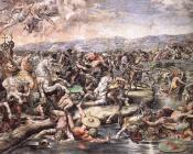 拉斐尔 - The Battle at Pons Milvius, detail